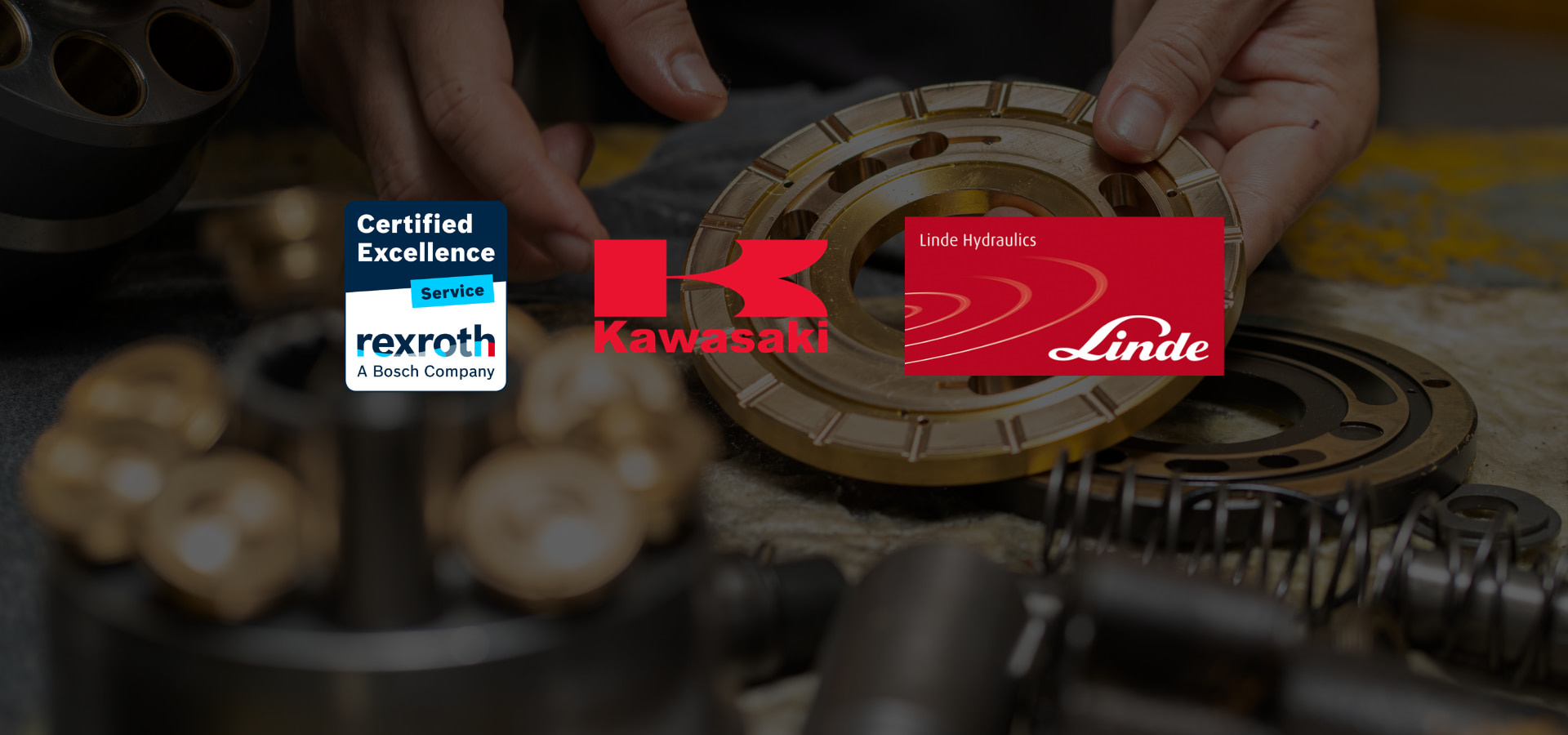 Teile für Rexroth, Kawasaki, Linde und mehr